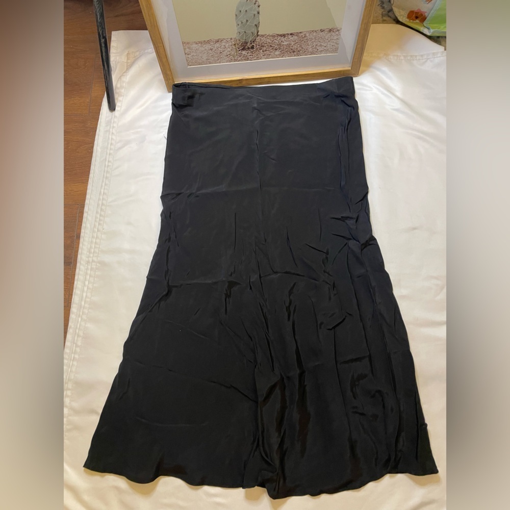 NWT Time and True size medium black bias midi skirt - Picture 3 of 6